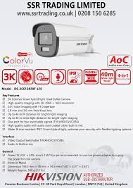 Cam analog 8MP 4K Bullet ColorVu PoC Hikvision كاميرا هيكفيجن انلوج كلر في يو بوك بولت 8 ميجا بكسل 4ك Cam analog 8MP 4K Bullet ColorVu PoC Hikvision كاميرا هيكفيجن انلوج كلر في يو بوك بولت 8 ميجا بكسل 4ك